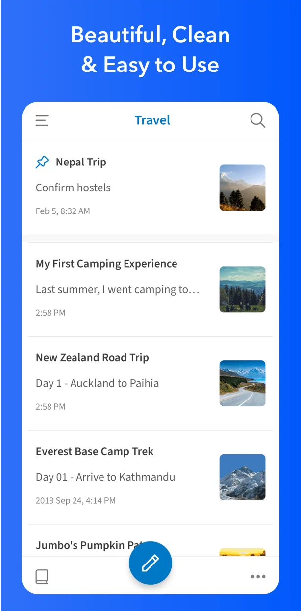 Upnote screenshot 1 of 7
