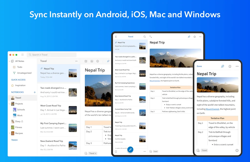Upnote screenshot 4 of 7