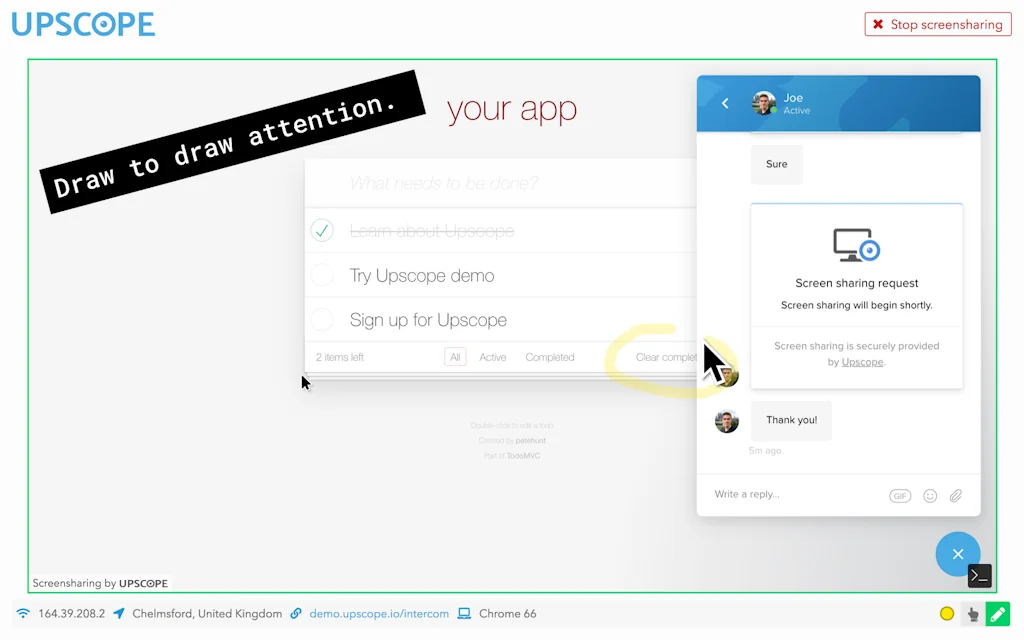 Upscope screenshot 1 of 5