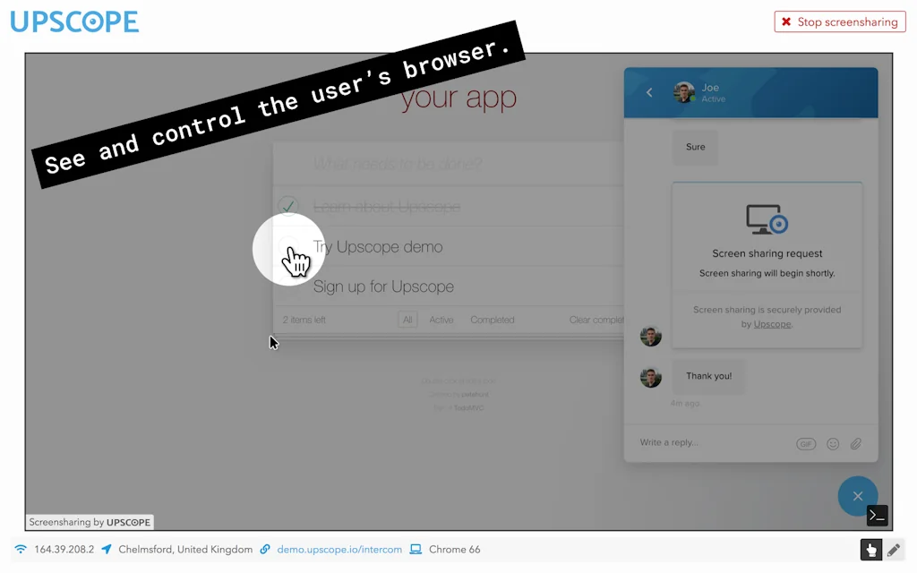 Upscope screenshot 2 of 5