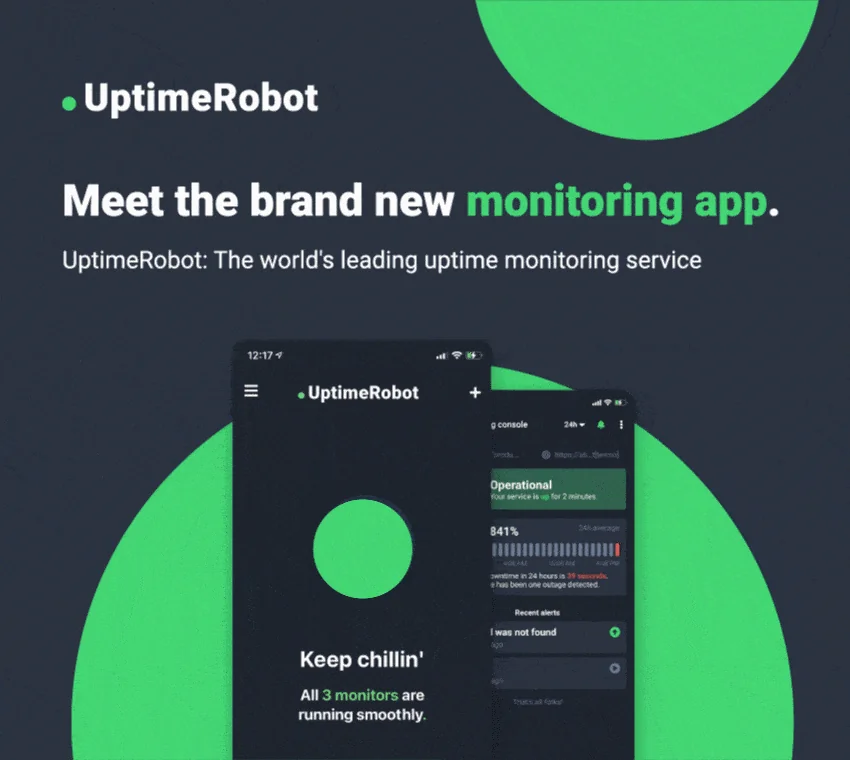 UptimeRobot screenshot 1 of 5