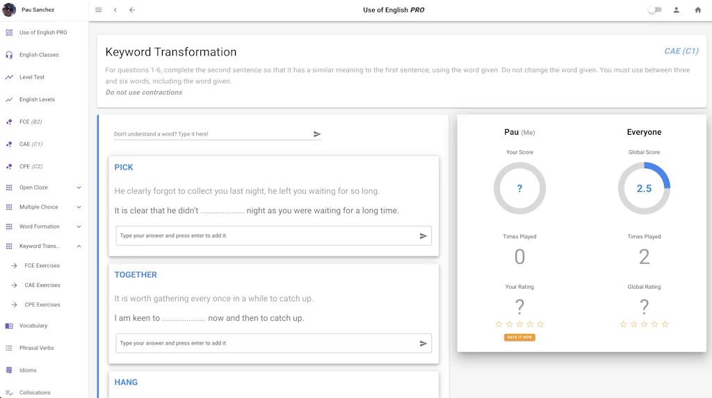 Use of English PRO screenshot 18 of 19
