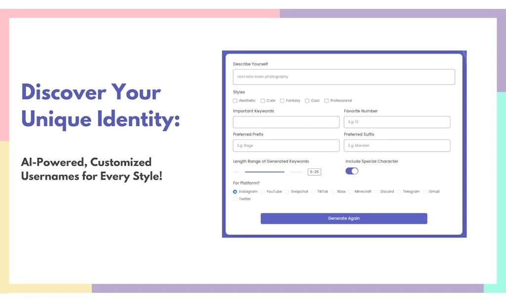 Username Generator screenshot 2 of 6