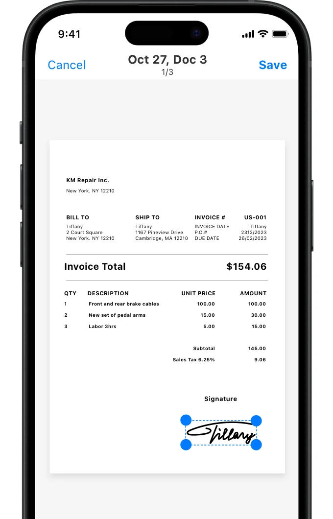 UsignDoc screenshot 3 of 4