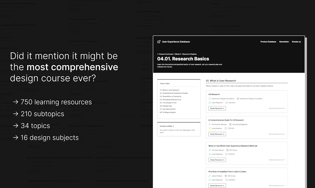 UX Database screenshot 2 of 4