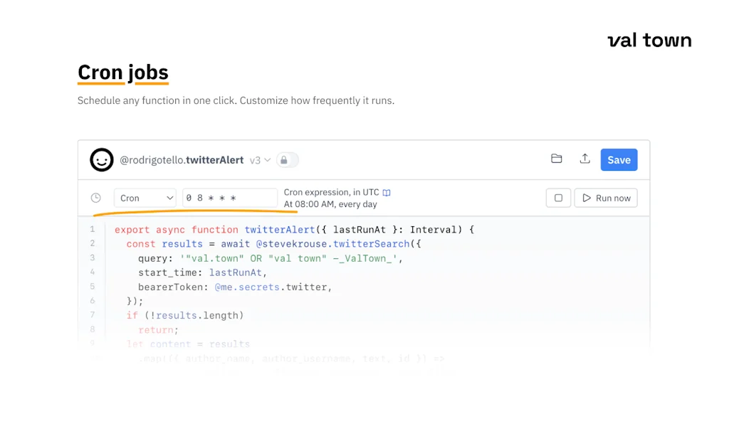 Val Town screenshot 3 of 6