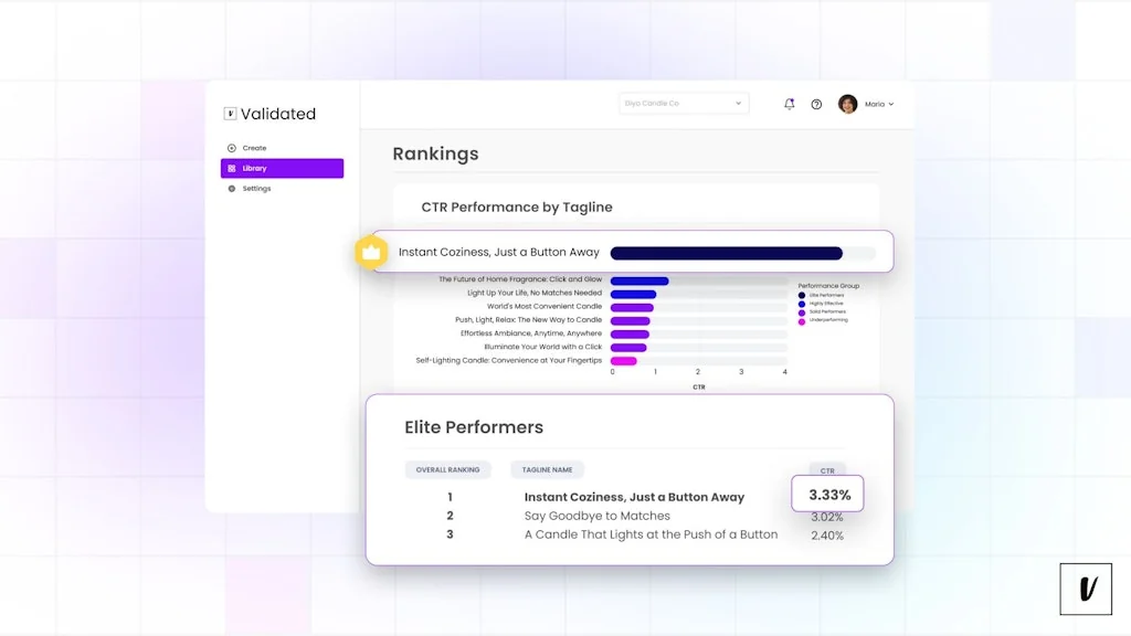 Validated - Taglines screenshot 1 of 7
