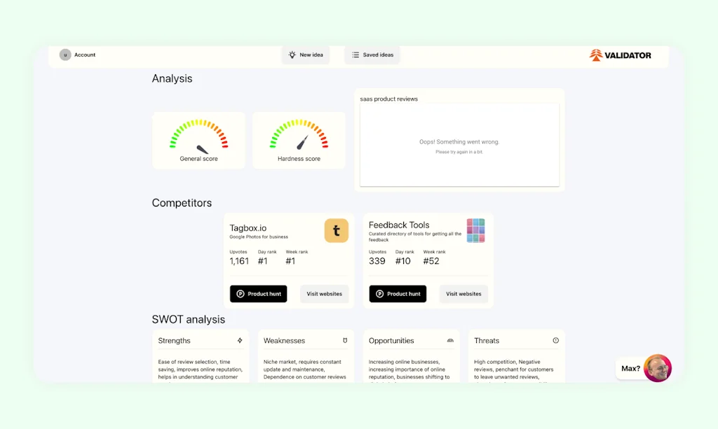 Validator screenshot 2 of 2