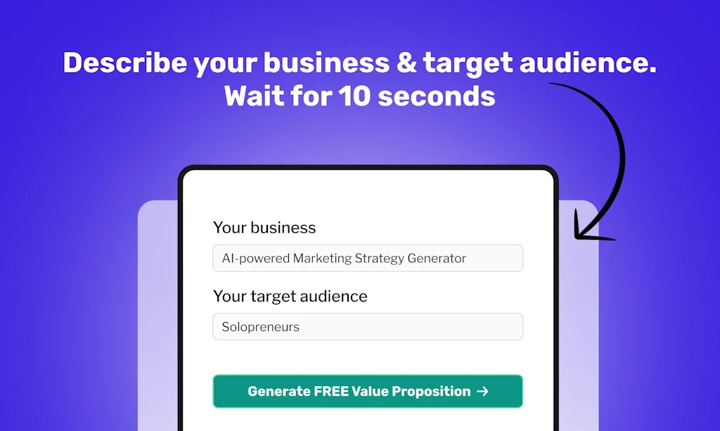 Value Proposition Generator screenshot 2 of 3