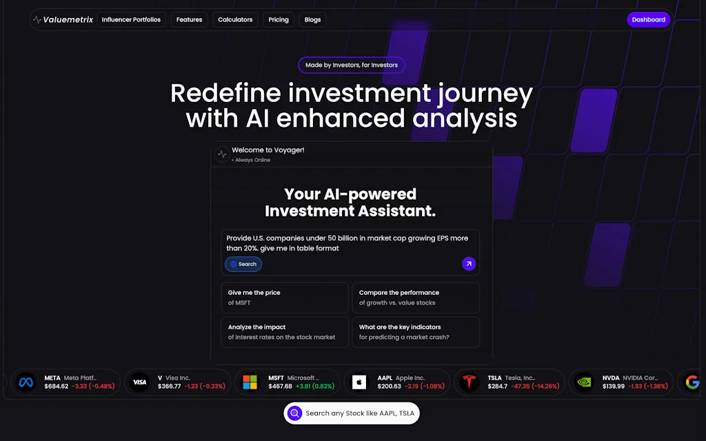 Valuemetrix screenshot 1 of 3