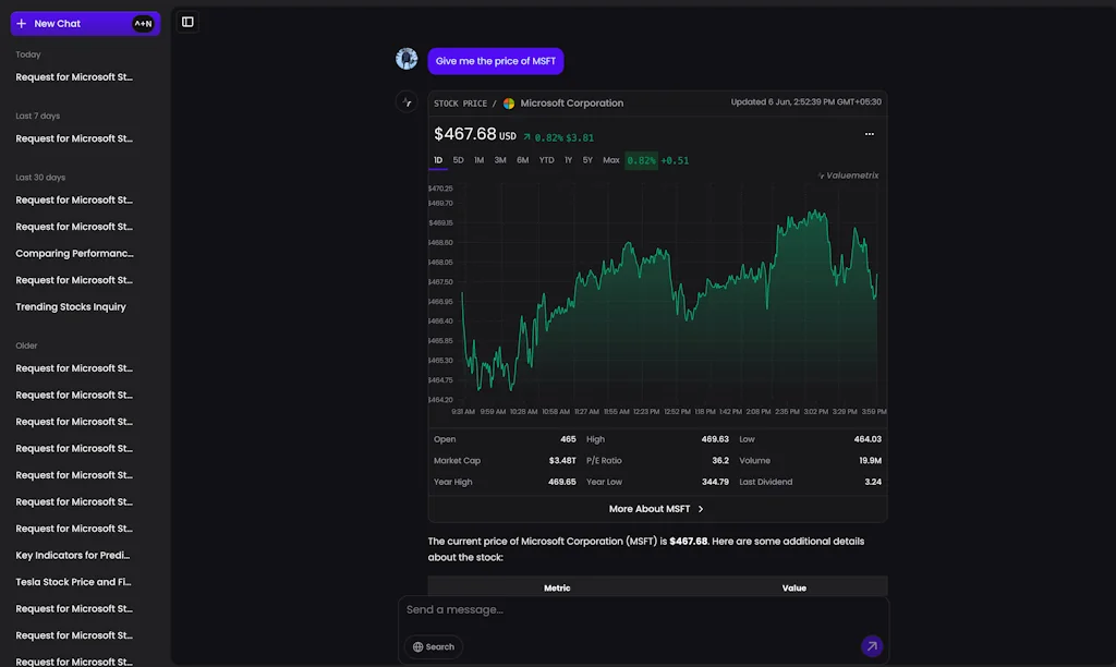 Valuemetrix screenshot 3 of 3
