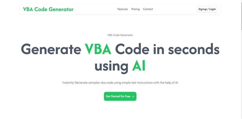 VBA Code Generator screenshot 1 of 3