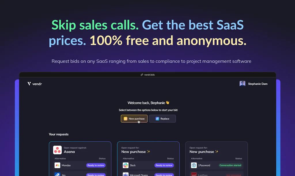 Vendr Bids screenshot 1 of 5