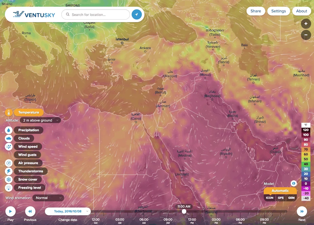 Ventusky screenshot 2 of 4
