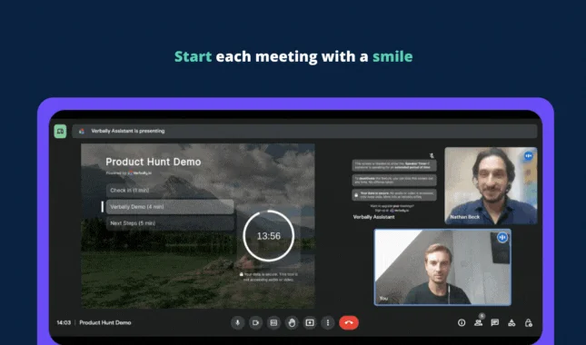Verbally for Google Meet screenshot 5 of 8