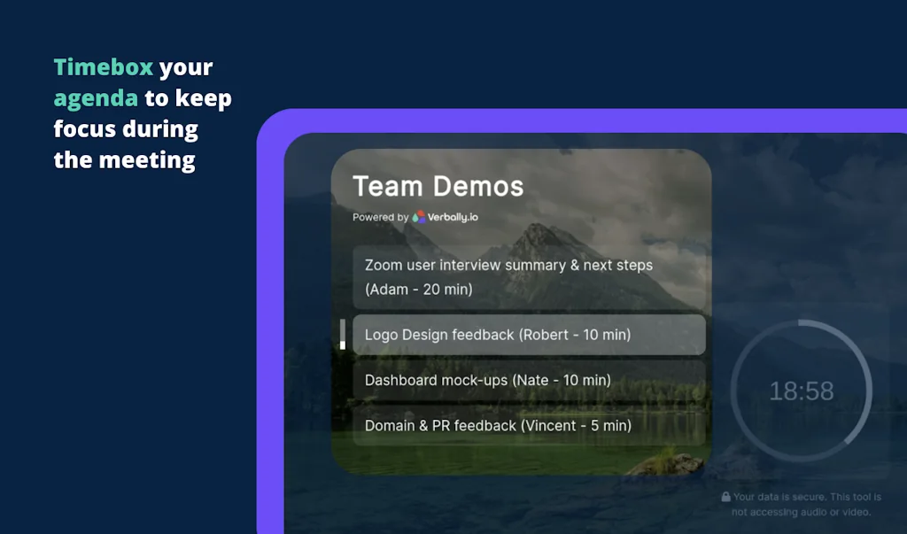 Verbally for Google Meet screenshot 6 of 8