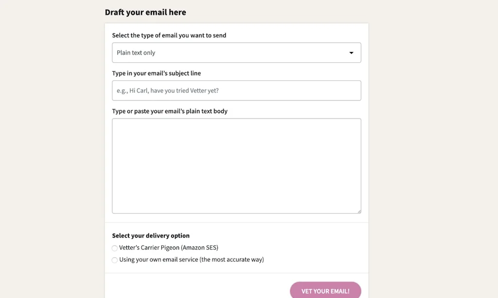 Vetter screenshot 2 of 2