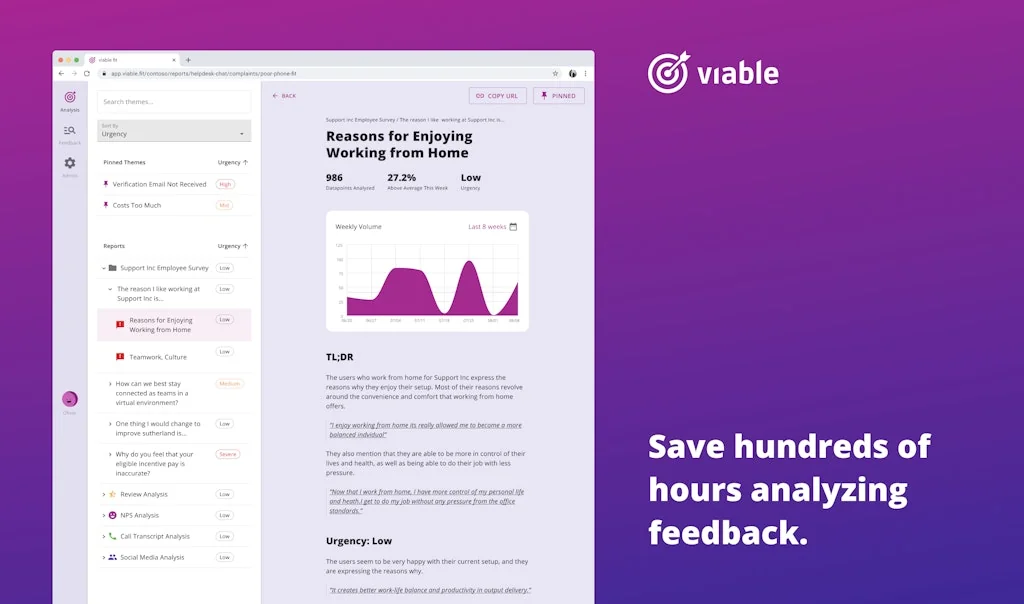 Viable screenshot 1 of 3