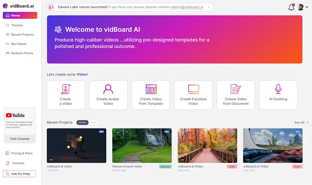 vidBoard screenshot 3 of 3