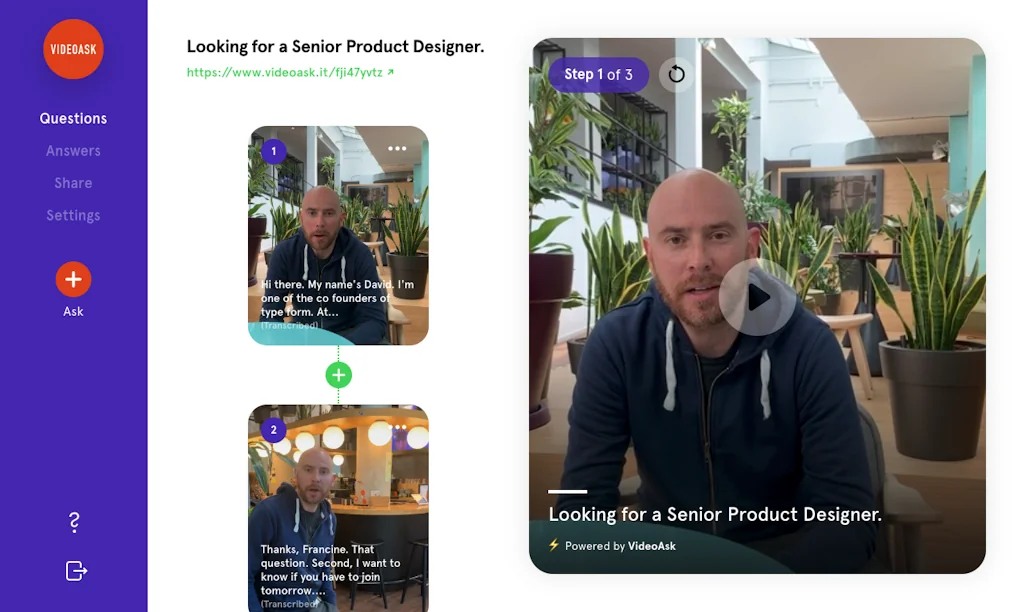 VideoAsk 2.0 screenshot 4 of 7
