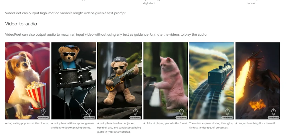 VideoPoet  screenshot 4 of 7