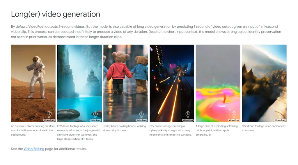 VideoPoet  screenshot 5 of 7