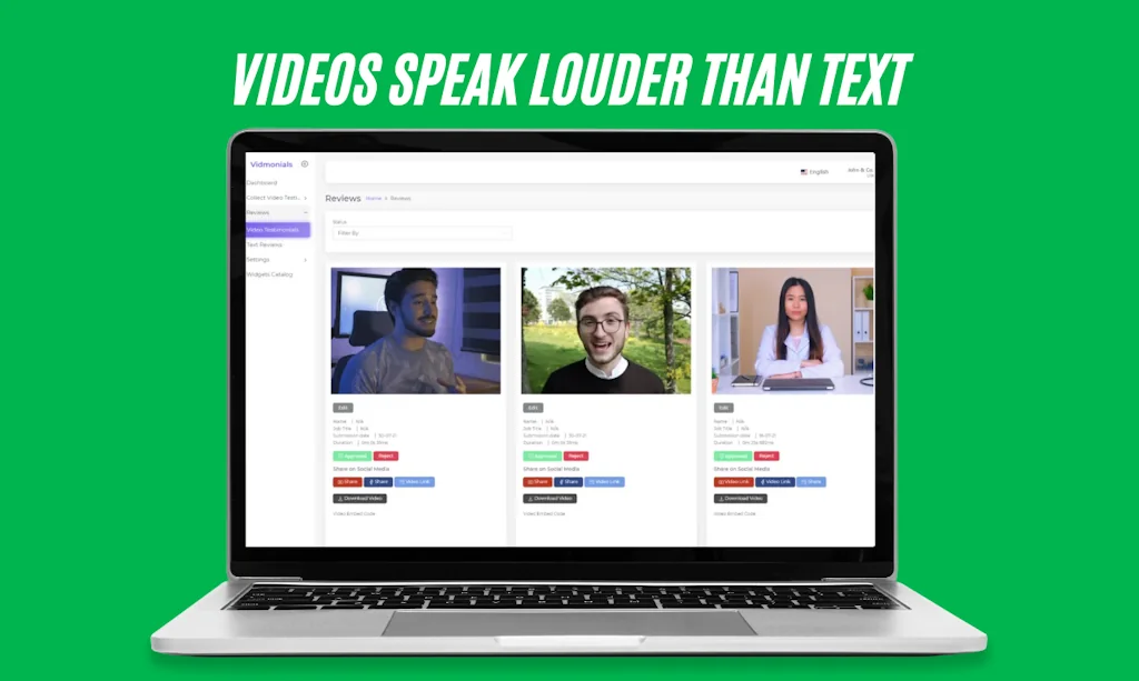 Vidmonials by Coeus Solutions screenshot 4 of 4