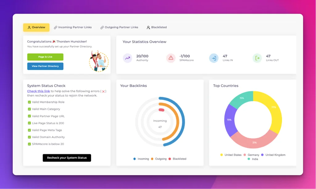 ViSPR SEO Partner Network screenshot 2 of 6