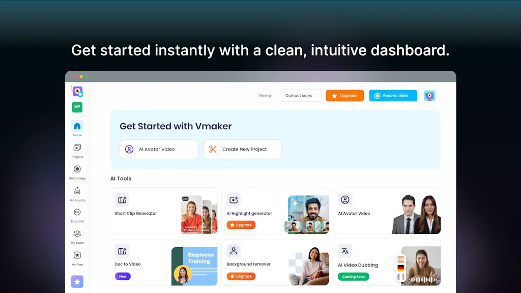 Vmaker AI Video Editor & Video Generator screenshot 3 of 3