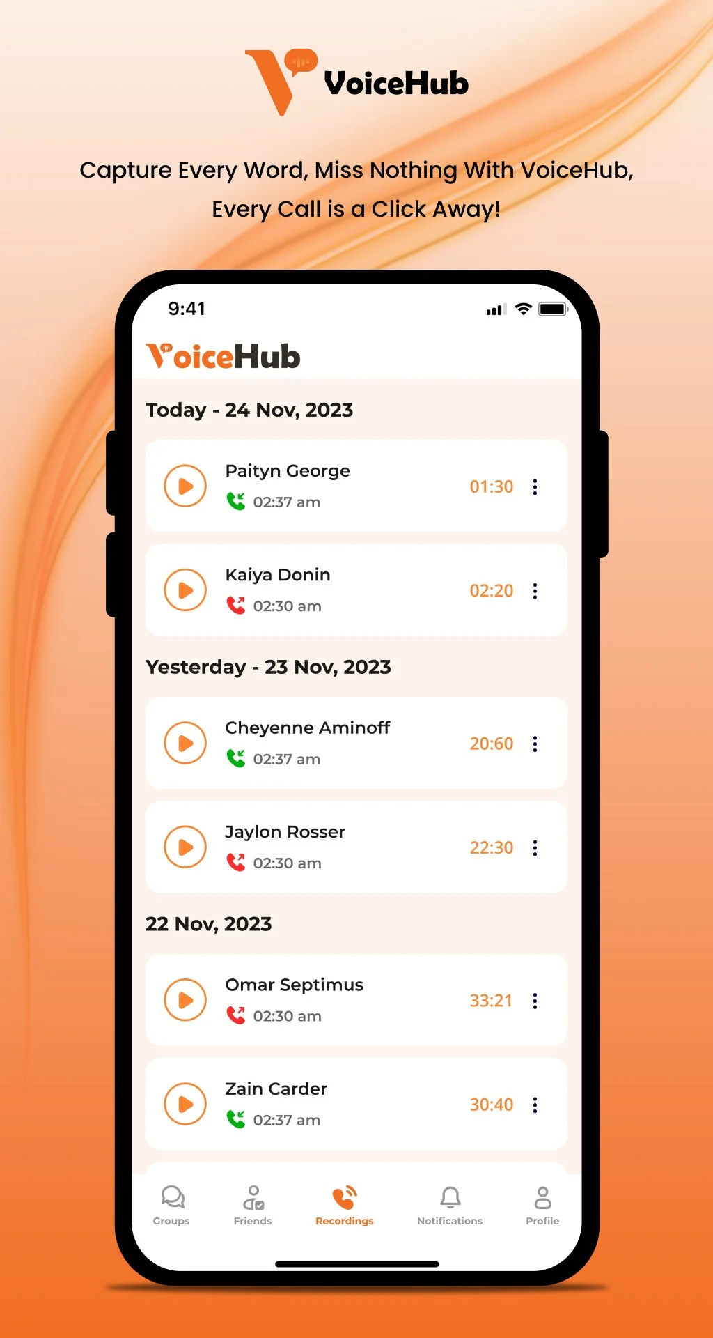 VoiceHub screenshot 1 of 3