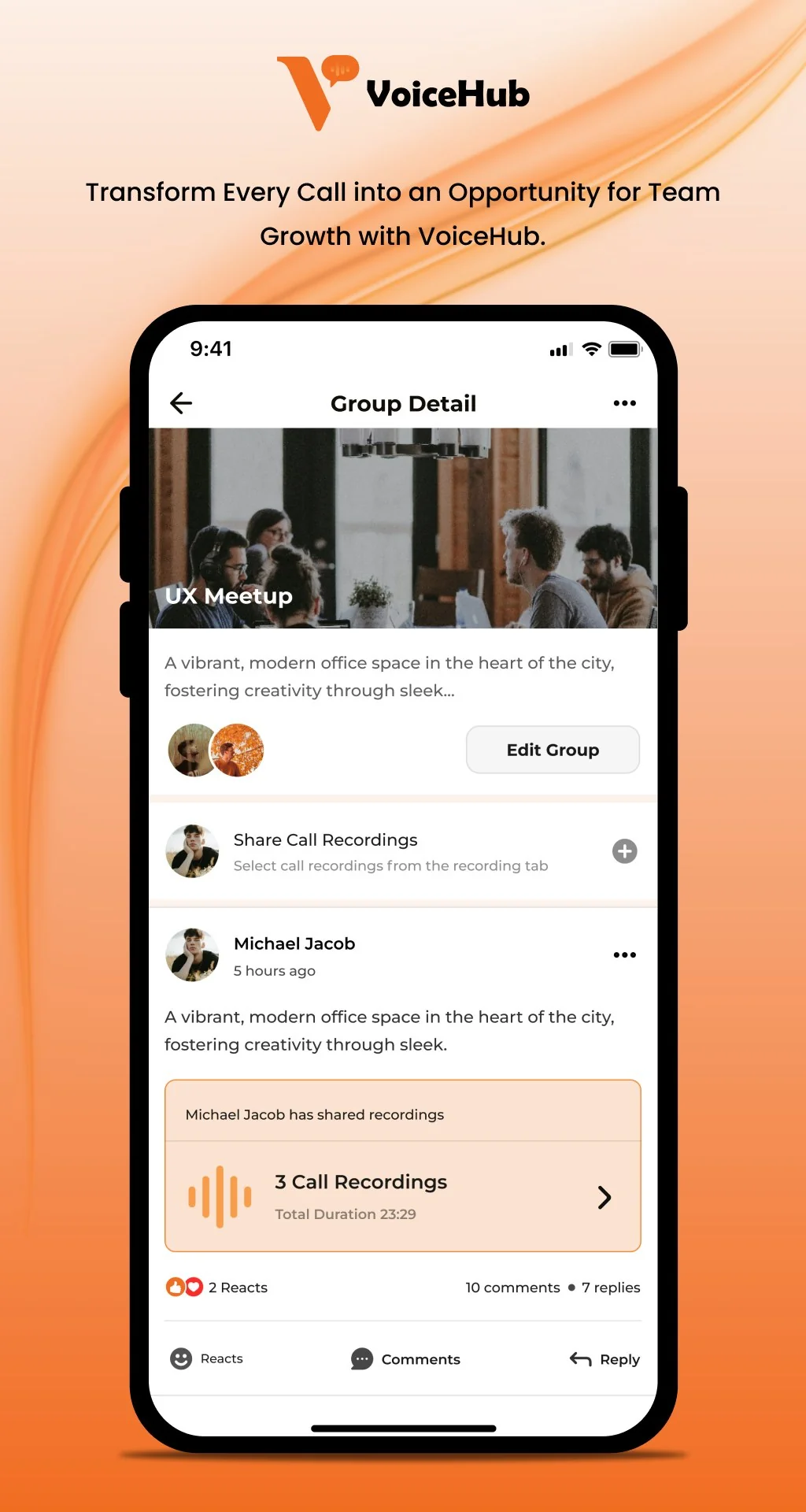VoiceHub screenshot 2 of 3
