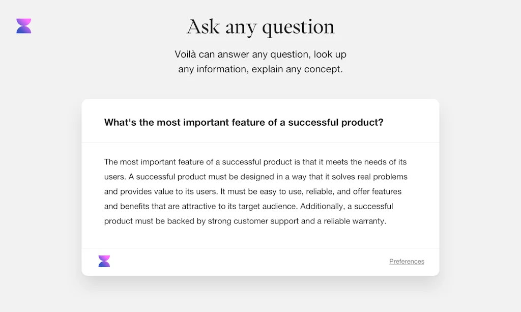 Voila screenshot 2 of 5