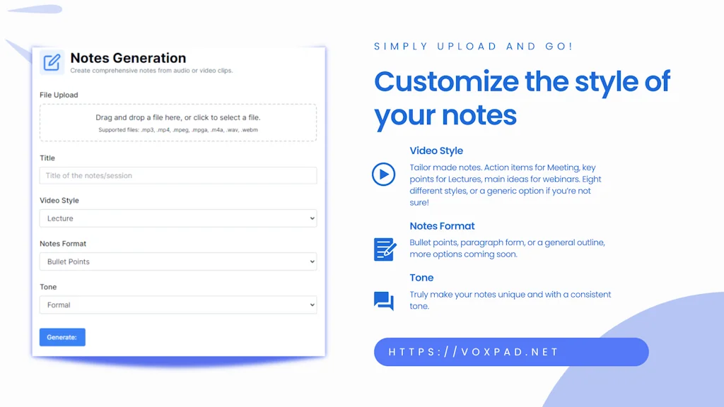 Voxpad screenshot 2 of 5