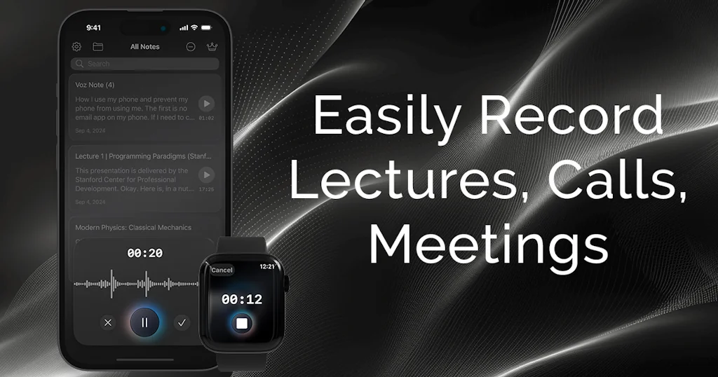 Voz AI Voice Note Taker screenshot 2 of 8