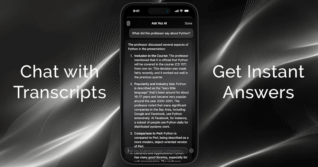 Voz AI Voice Note Taker screenshot 3 of 8