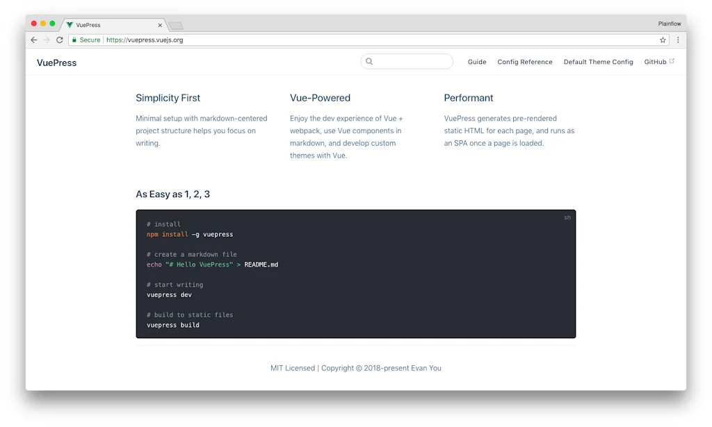 Vue.js screenshot 2 of 3
