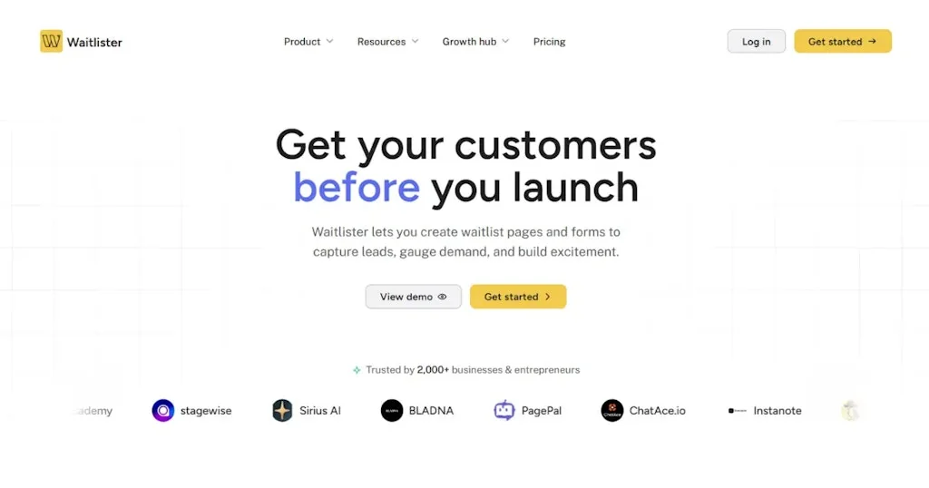 Waitlister screenshot 1 of 3