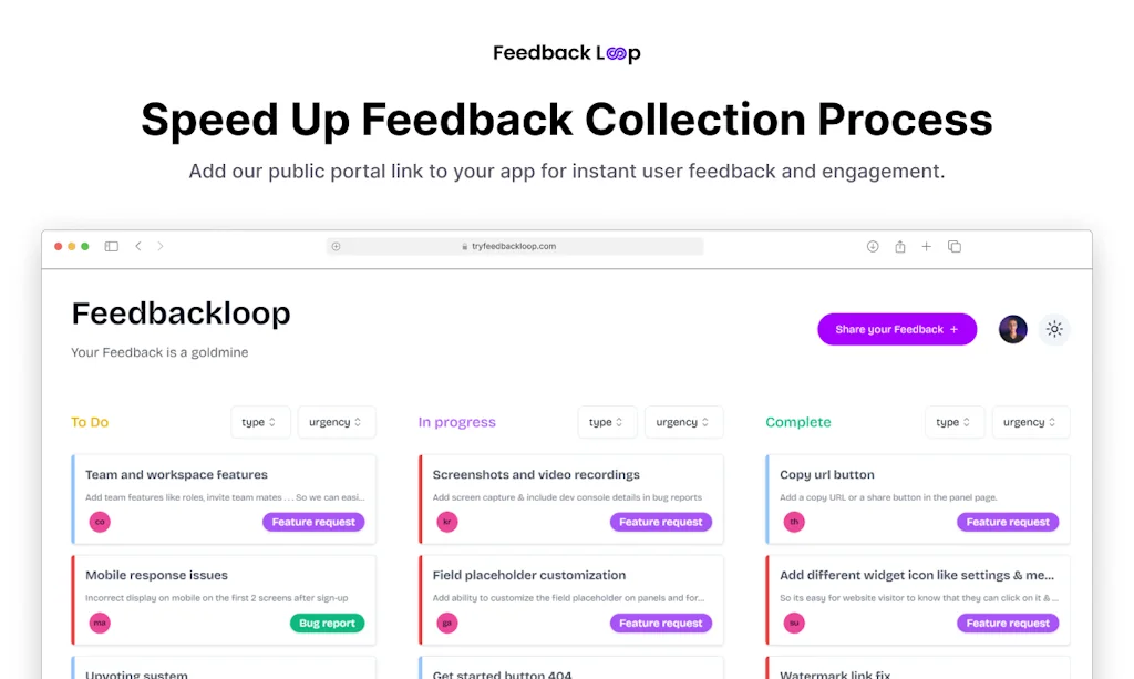 FeedbackLoop screenshot 1 of 3