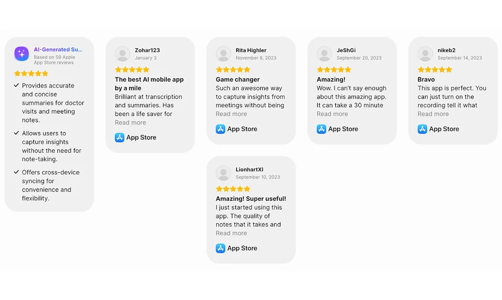 Wave AI Note Taker for iOS and Android screenshot 4 of 4