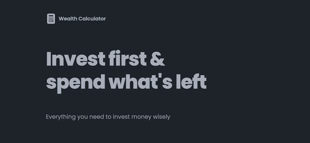 Wealth Calculator screenshot 2 of 3