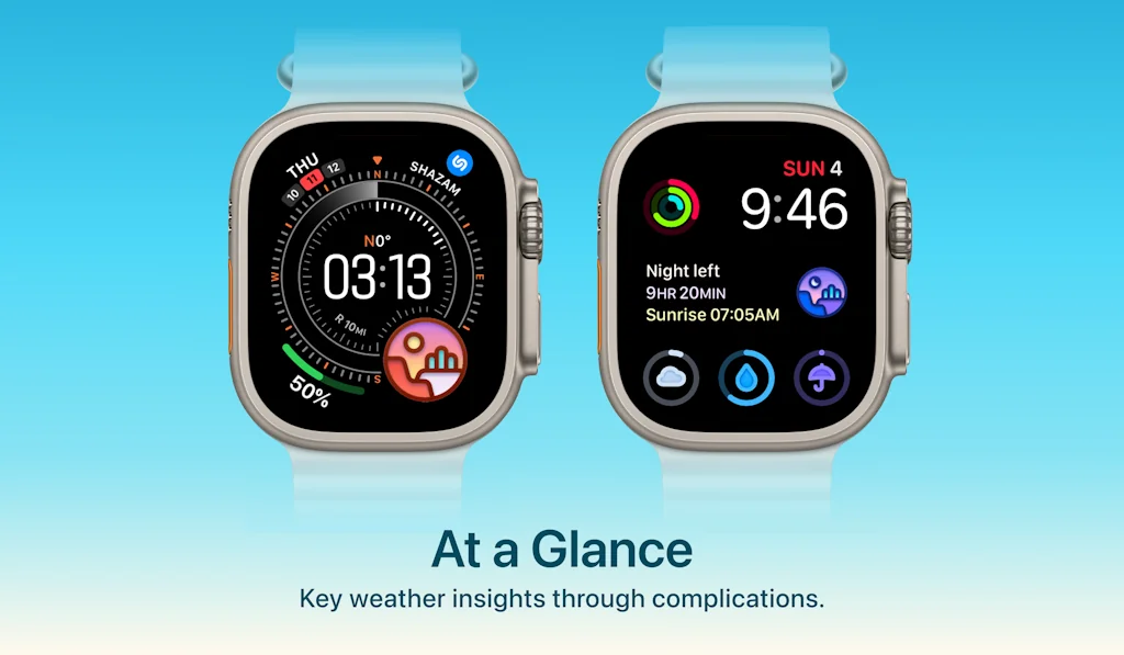 Weather mini for Apple Watch screenshot 2 of 3