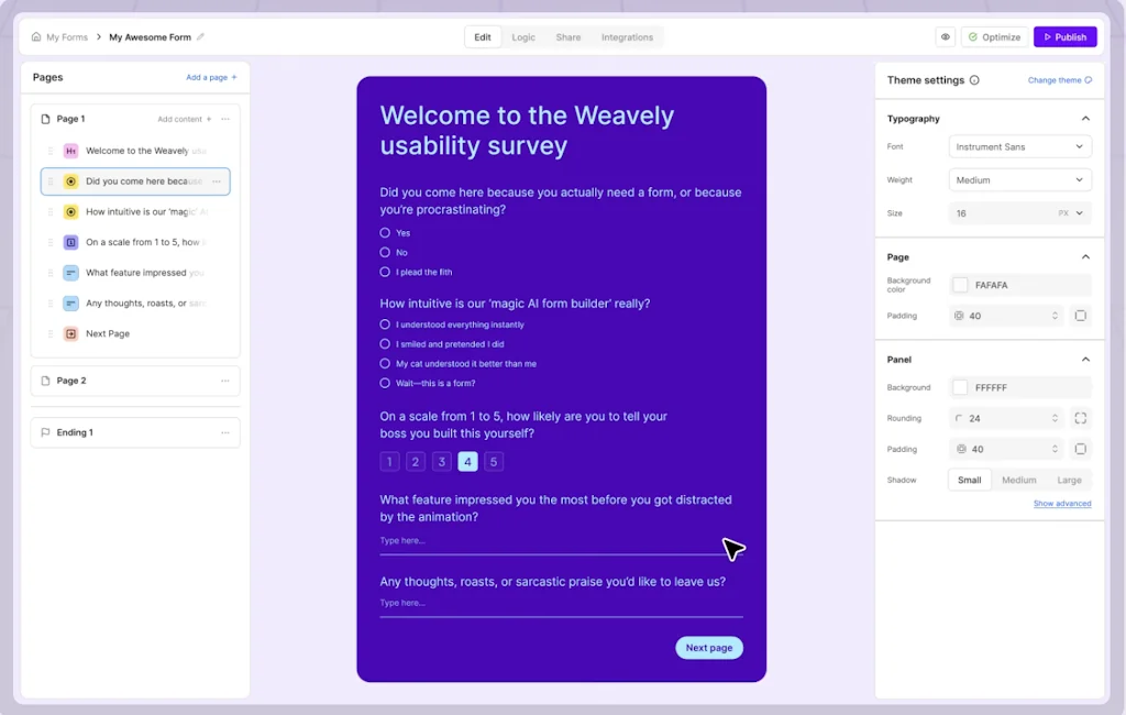 Weavely screenshot 3 of 3