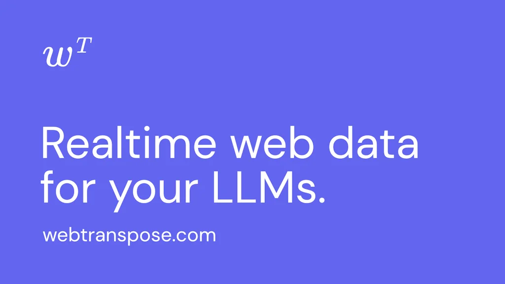 Webᵀ Crawl by Web Transpose screenshot 2 of 4