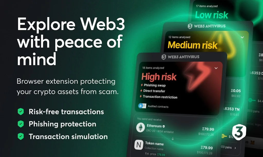 Web3 Antivirus for Chrome screenshot 2 of 8
