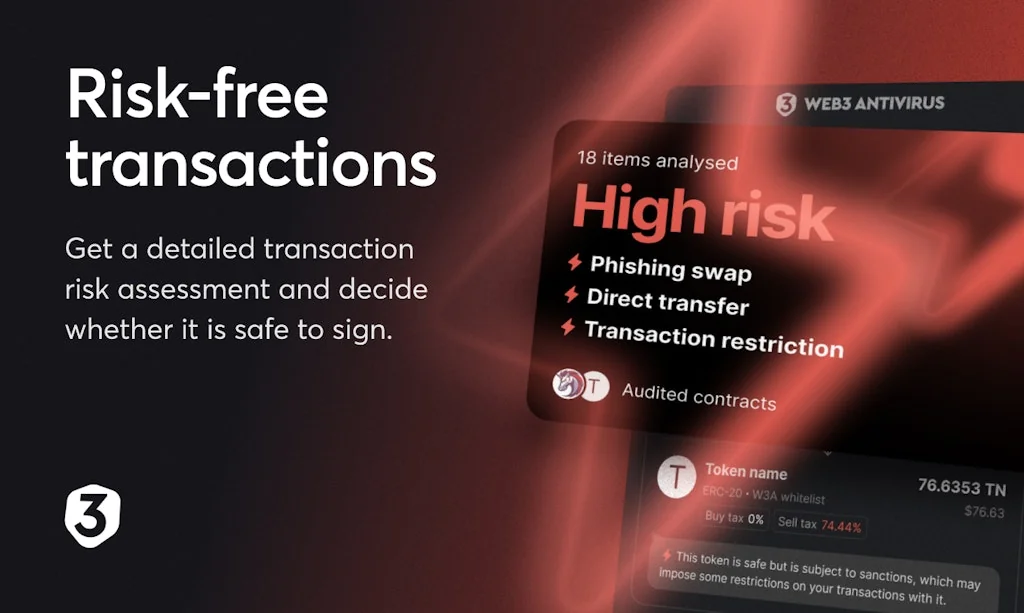 Web3 Antivirus for Chrome screenshot 3 of 8