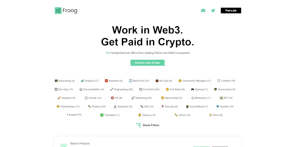 Web3 Job Board screenshot 2 of 3