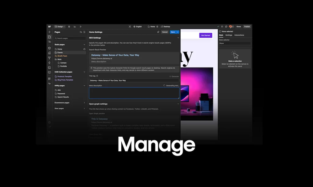 Webflow screenshot 2 of 3