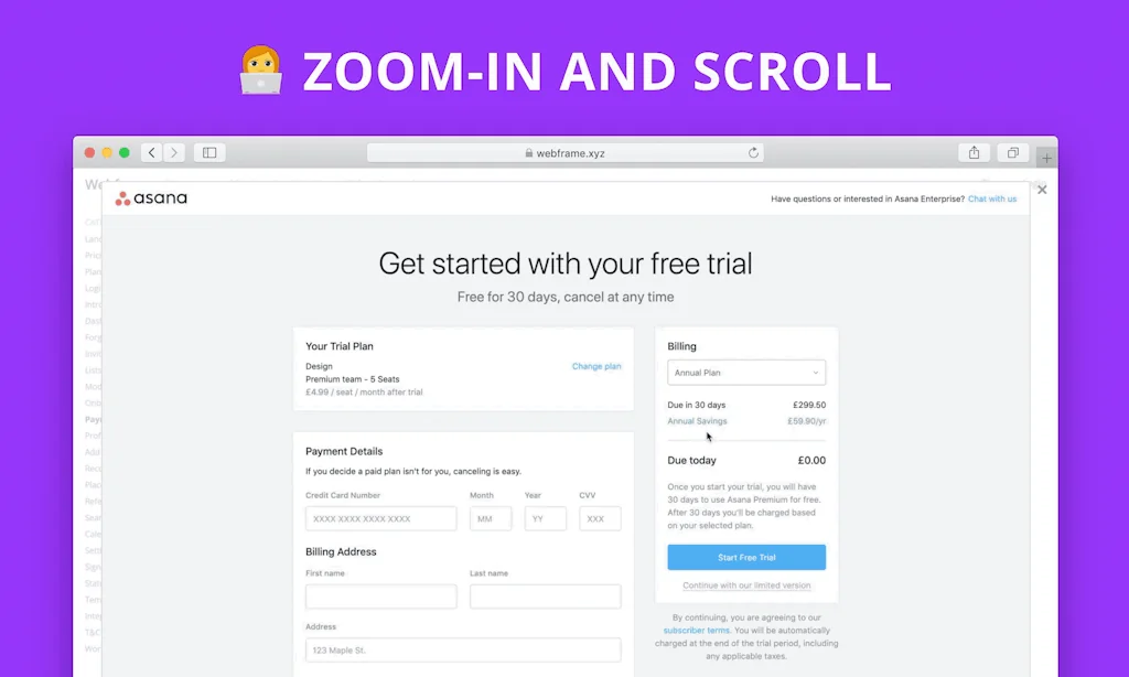 Webframe screenshot 2 of 4