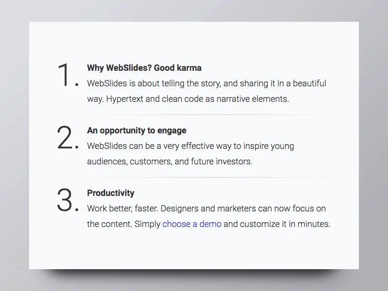 WebSlides screenshot 5 of 14