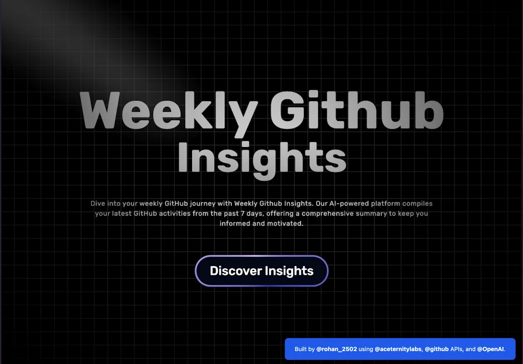 Weekly Github logo